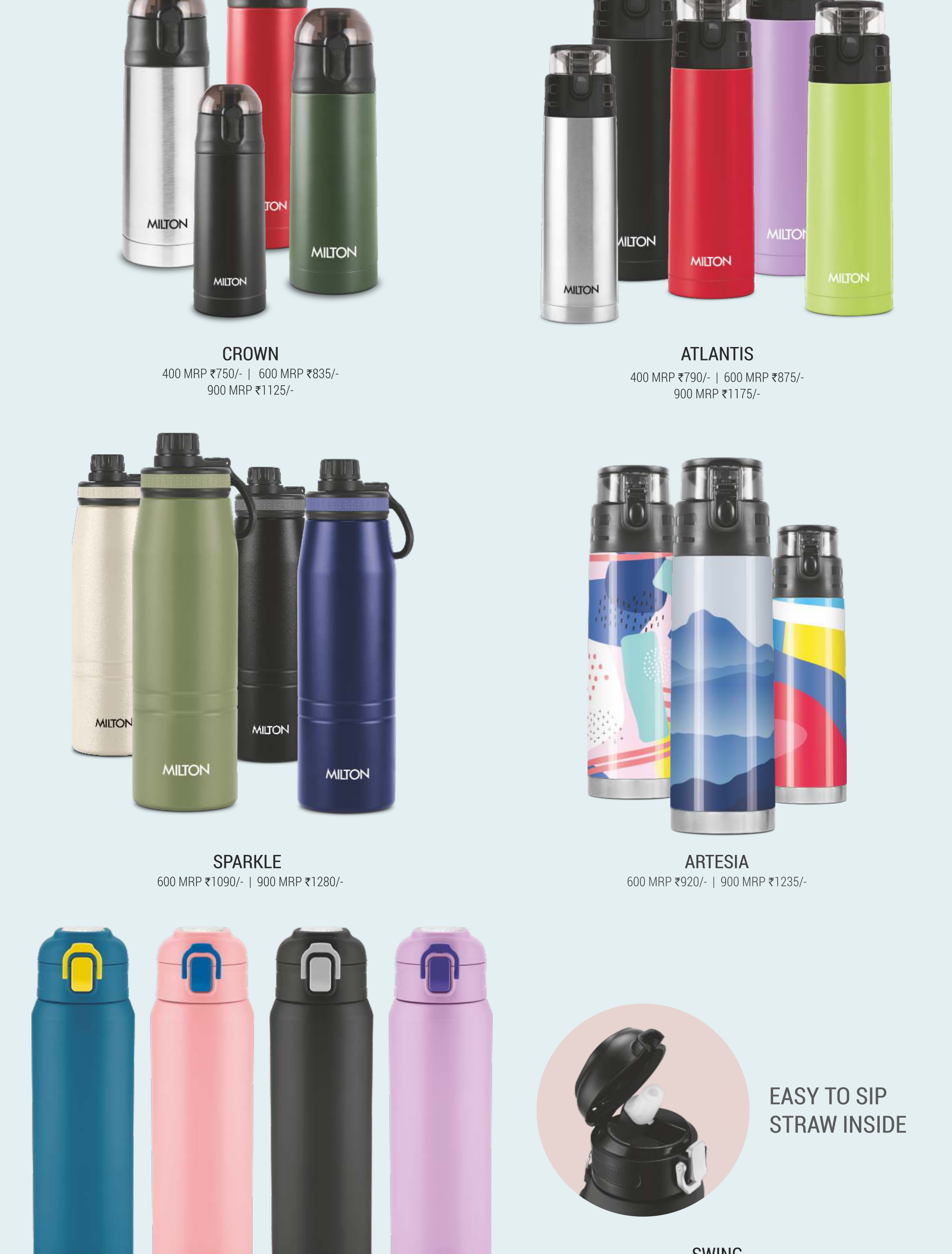 Milton Bullet Vacuum Insulated Steel Flask