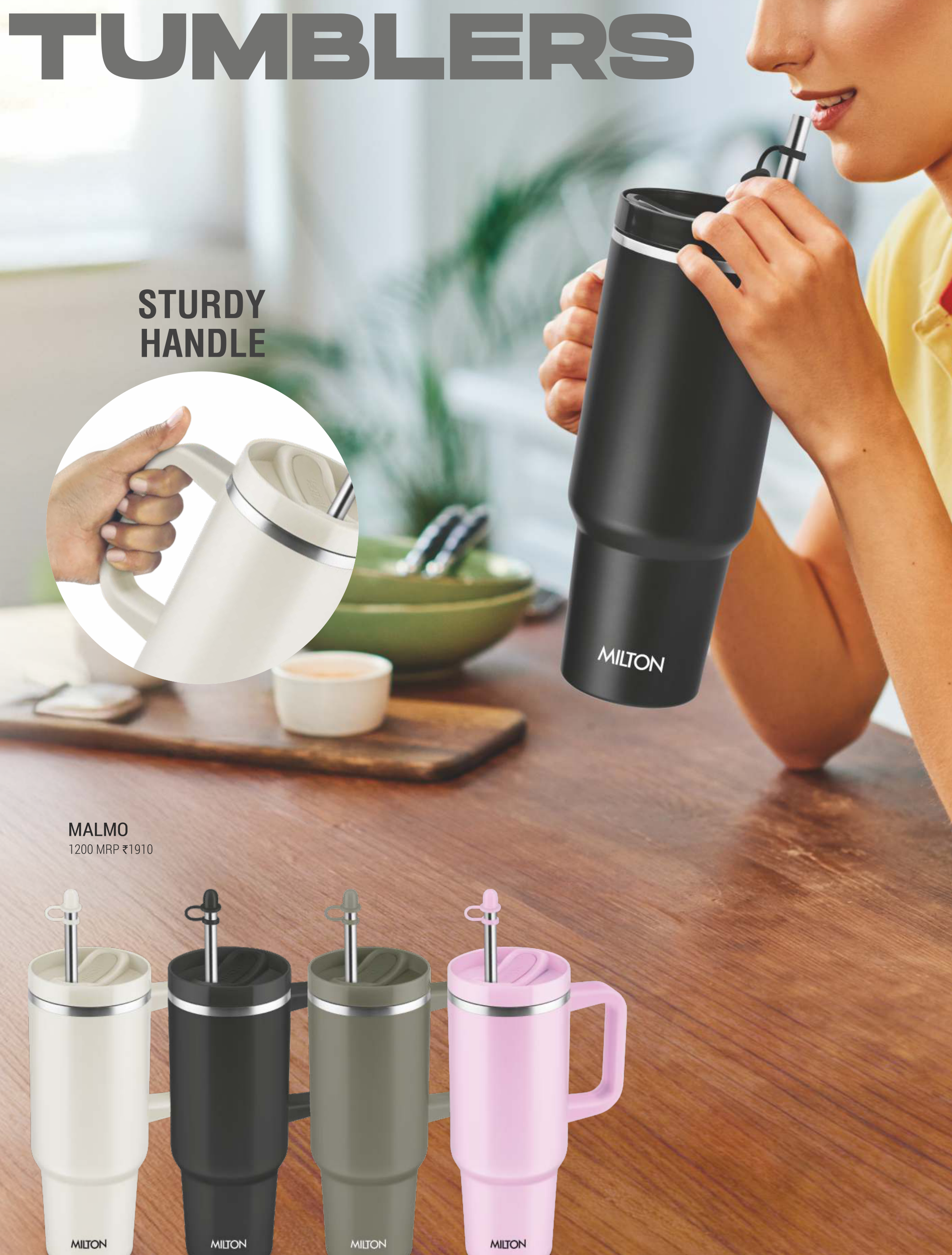 Milton Slimline Stainless Steel Travel Bottle