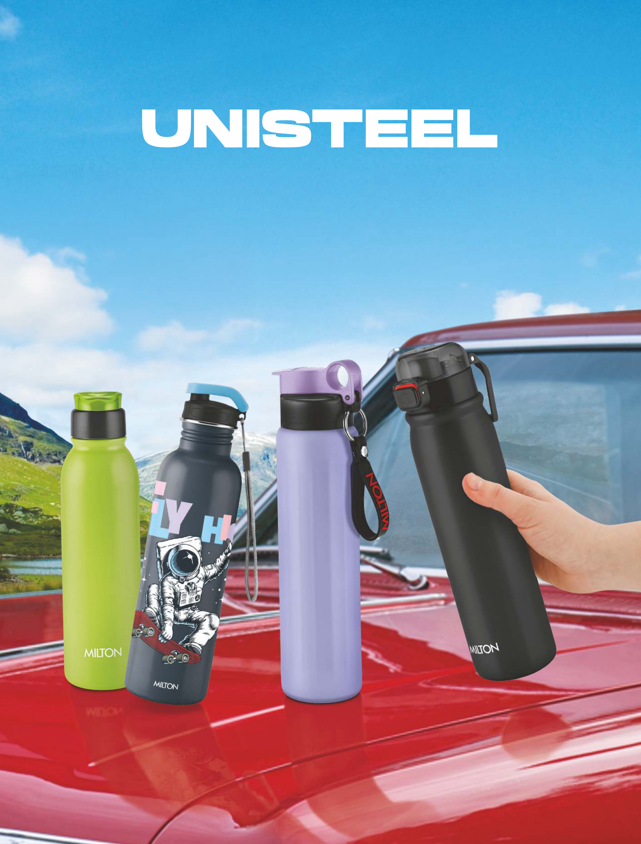 Milton Pure Steel Vacuum Insulated Flask 750ml