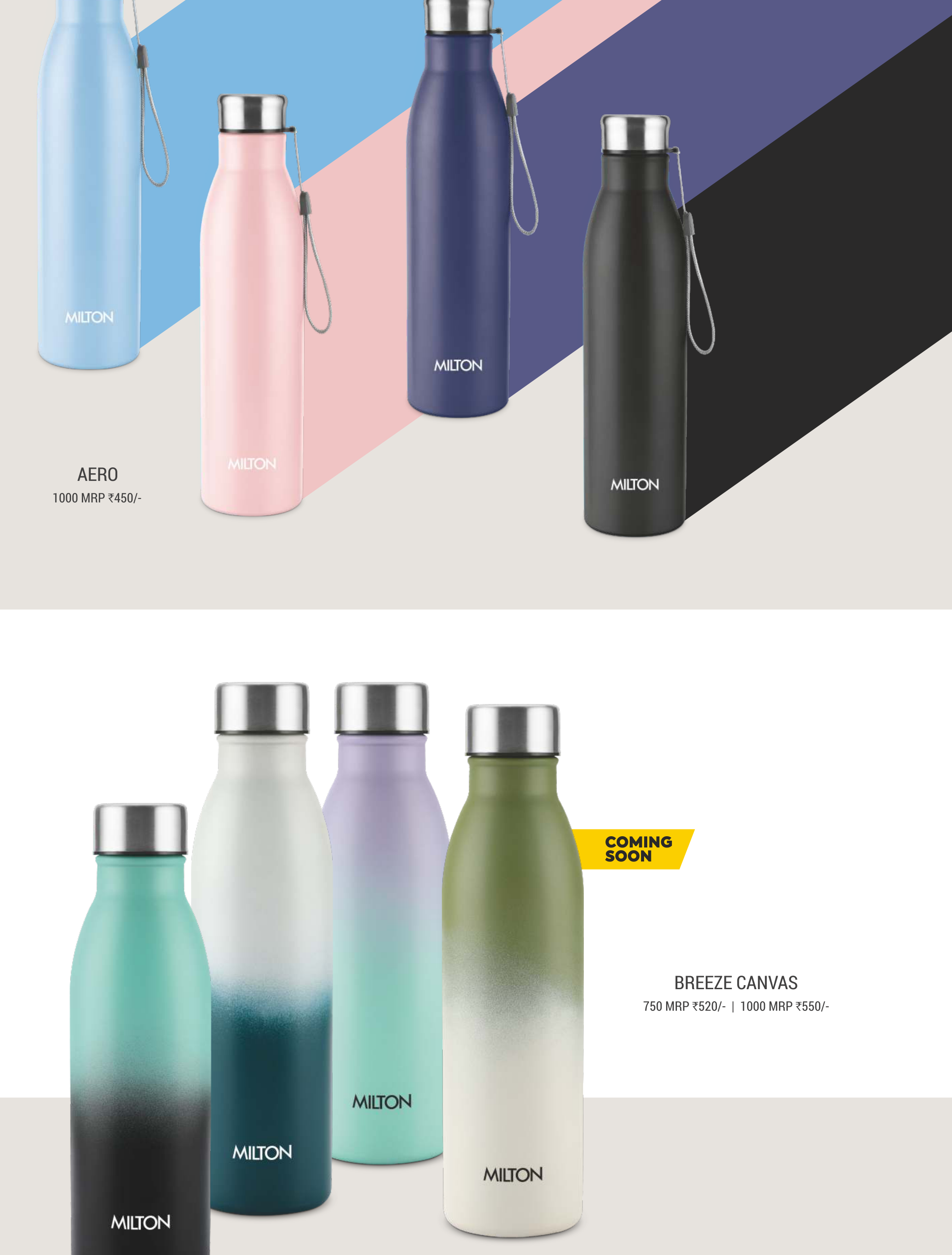 Milton Pro Steel Hydration Flask 750ml