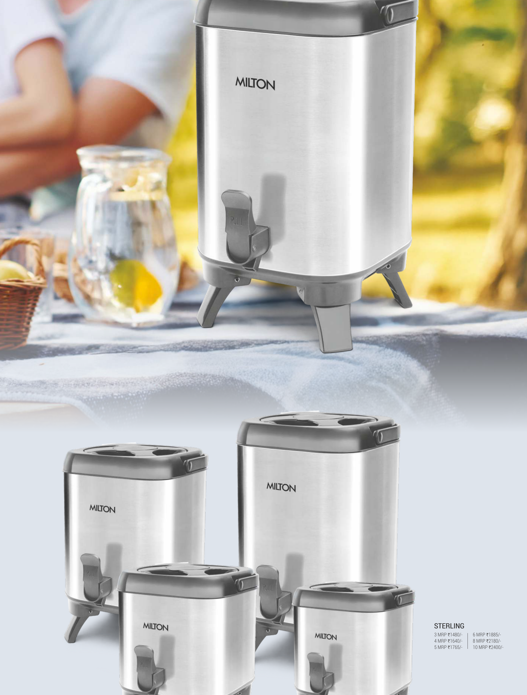 Milton Summit Stainless Steel Travel Flask