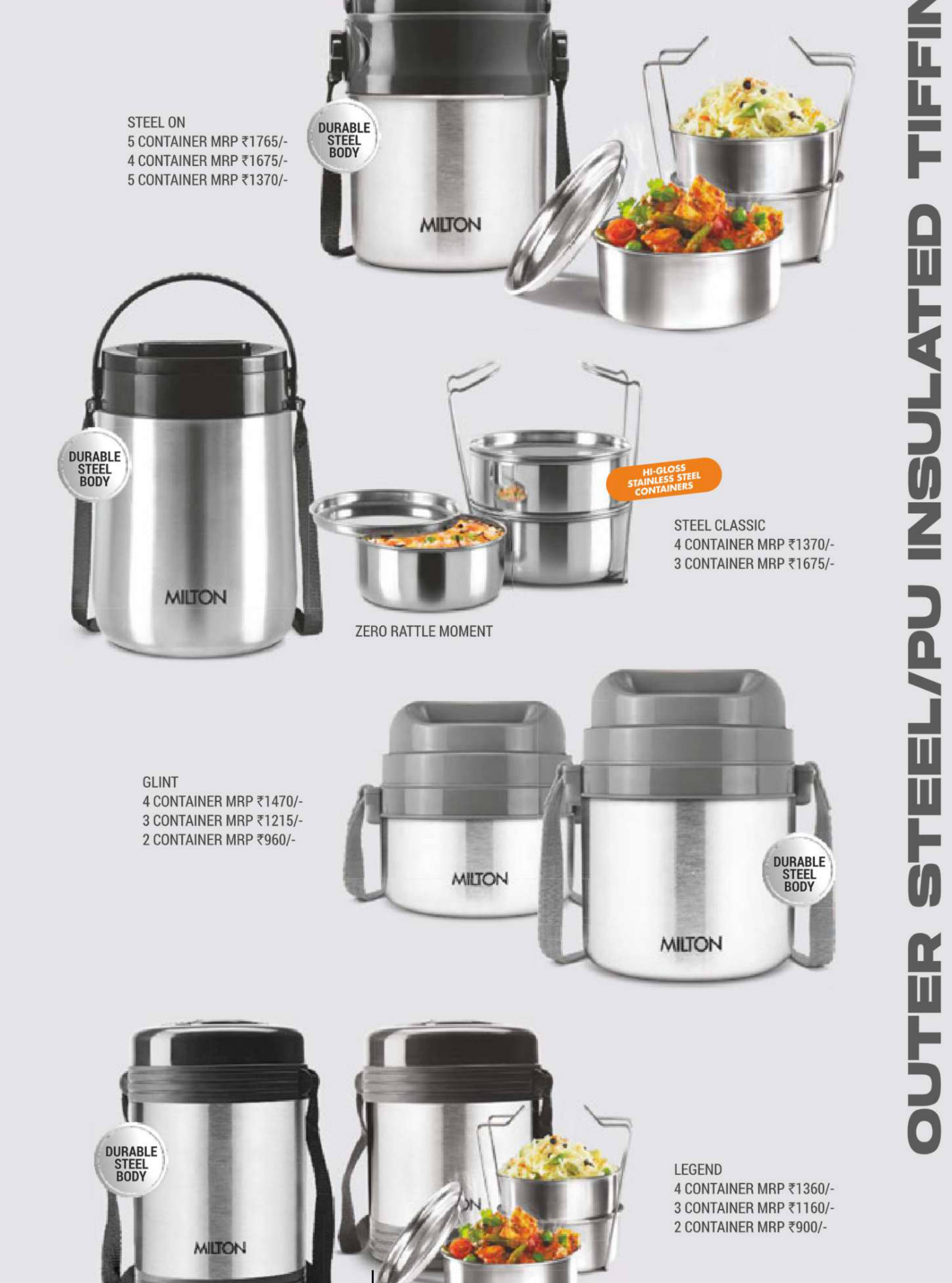 Milton Flexi Lunch Box 3 Container Set