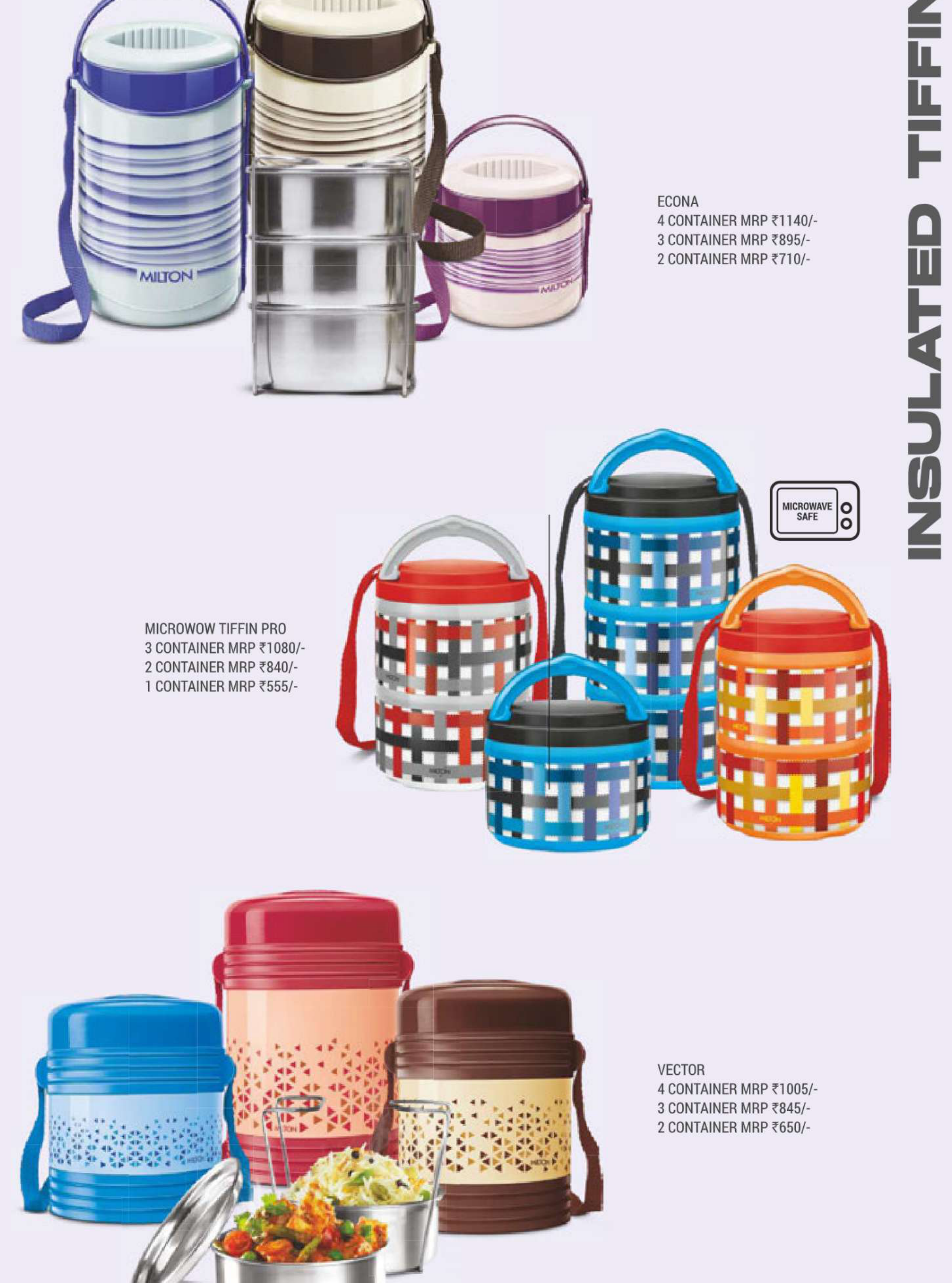 Milton Crest Insulated Food Box Set