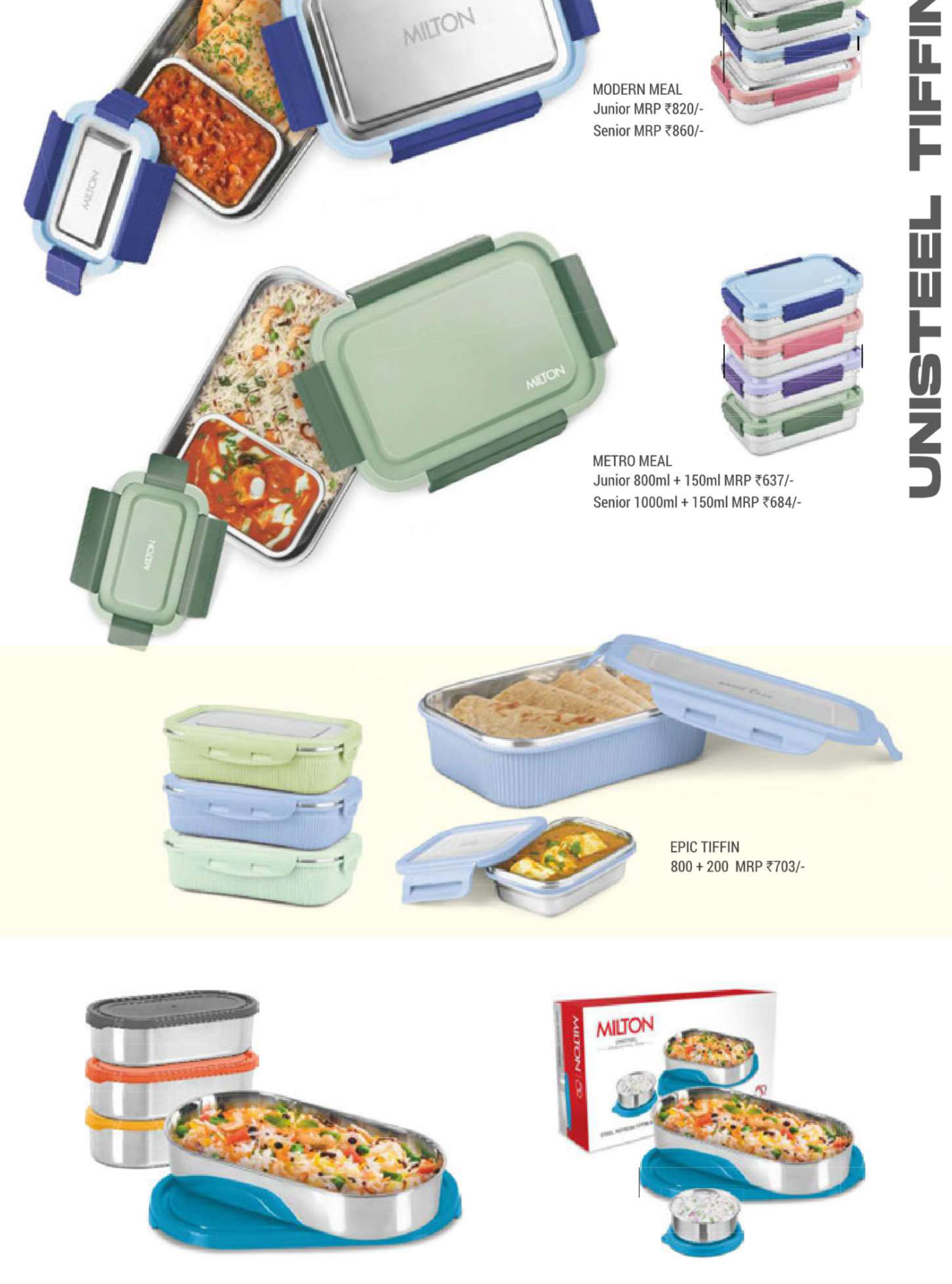 Milton Vector Insulated Thermal Lunch Box