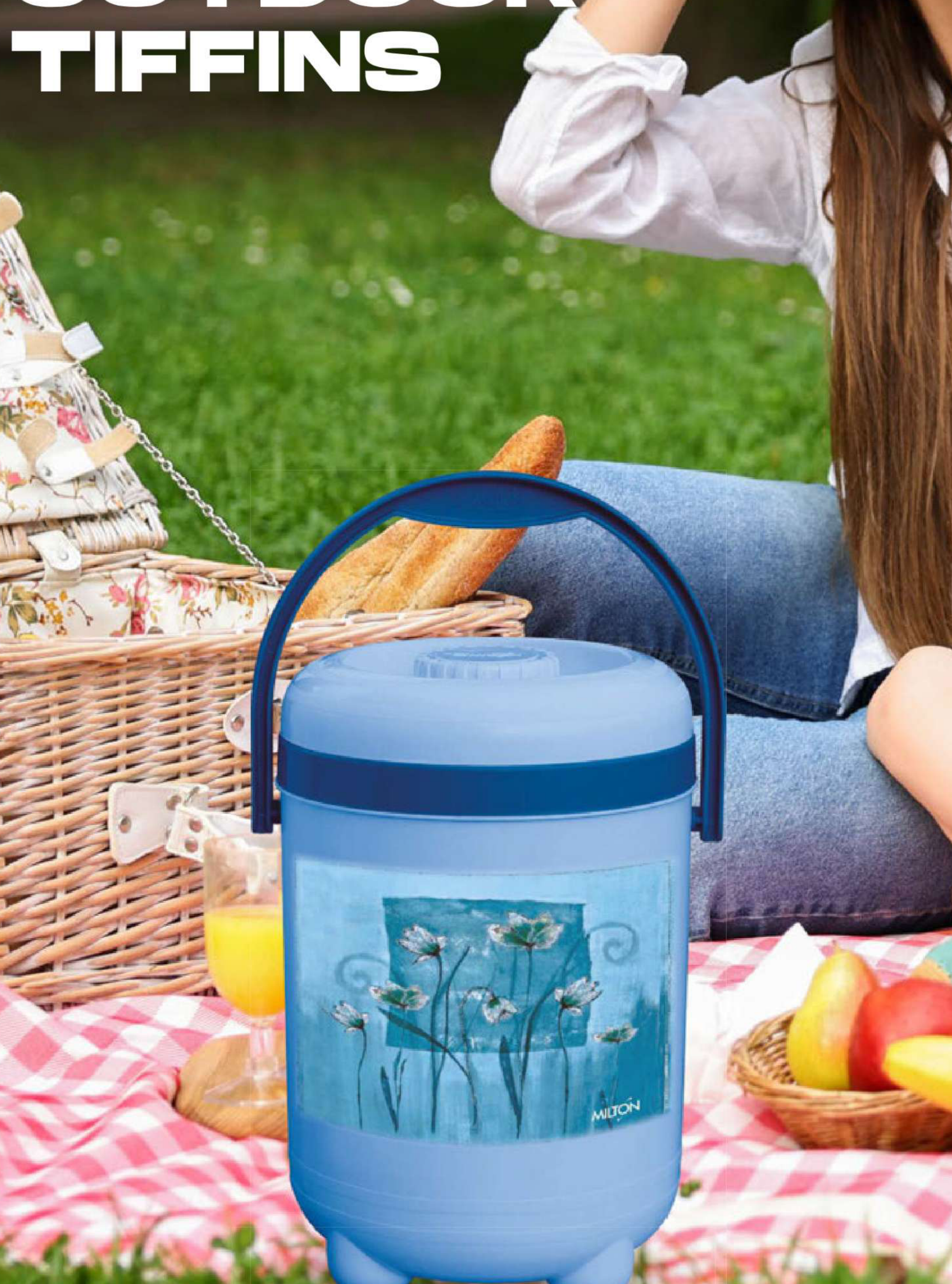 Milton Optima Stainless Steel Lunch Box Set