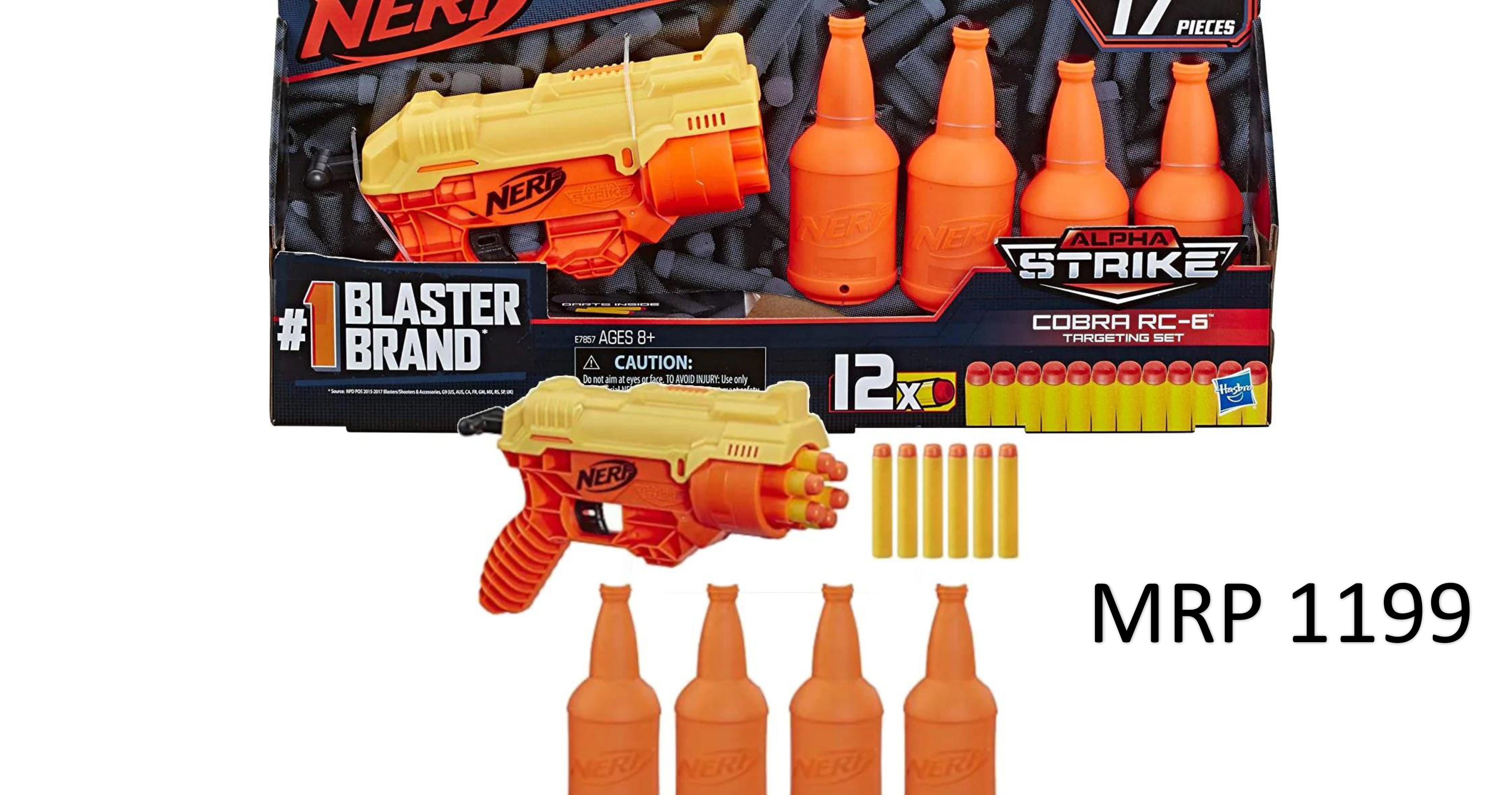Nerf Alpha Strike Big Shock Single Shot Blaster