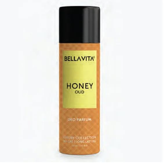 Bella Vita Honey Oud No Gas Deo Parfum (150ml)
