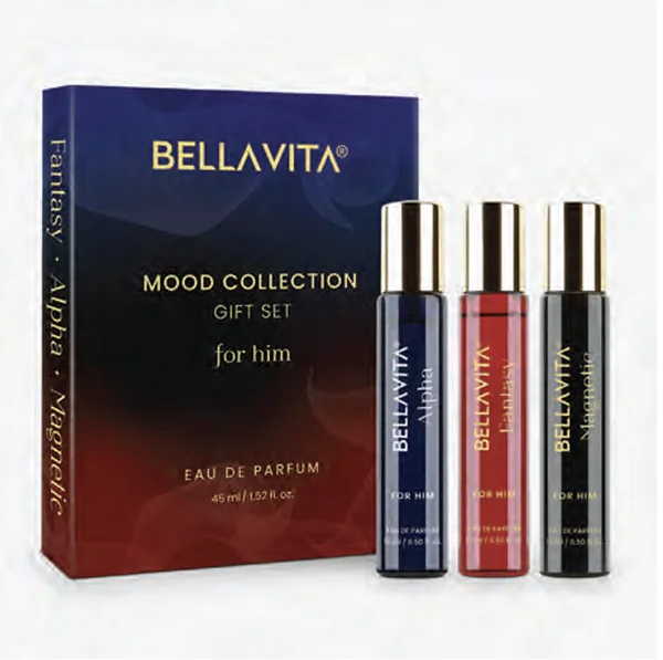 Bella Vita Mood Collection Gift Set for Him (3 x 15ml)