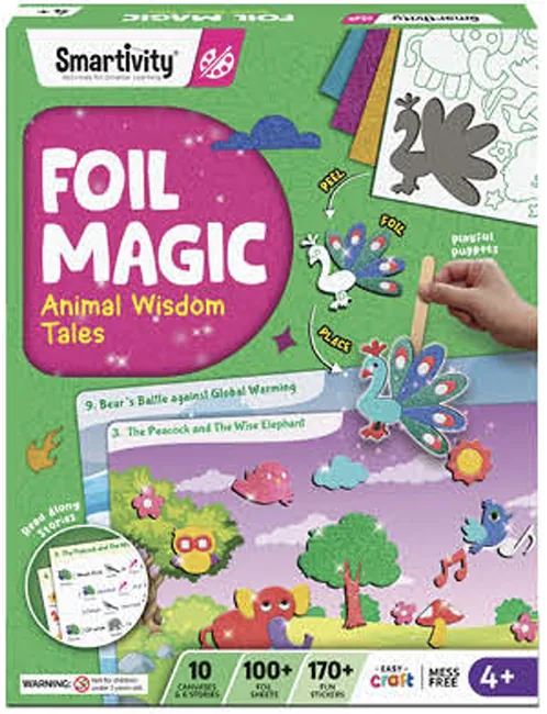 Smartivity Foil Magic Animal Wisdom Tales (4+ Years)