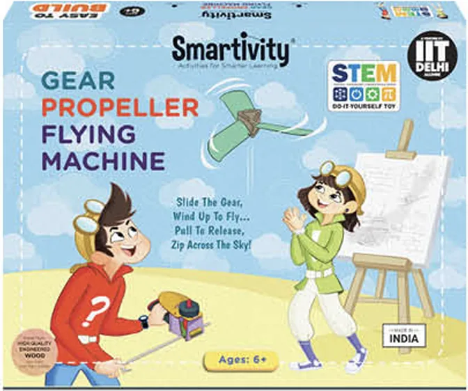 Smartivity Gear Propeller Flying Machine (6+ Years)